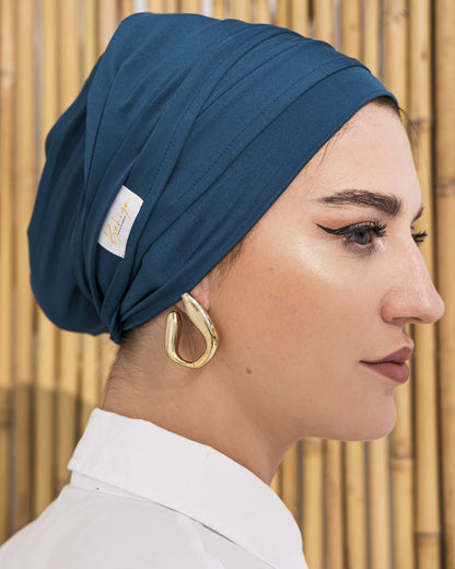 One tail turban – The Jewel Glow - Turquoise